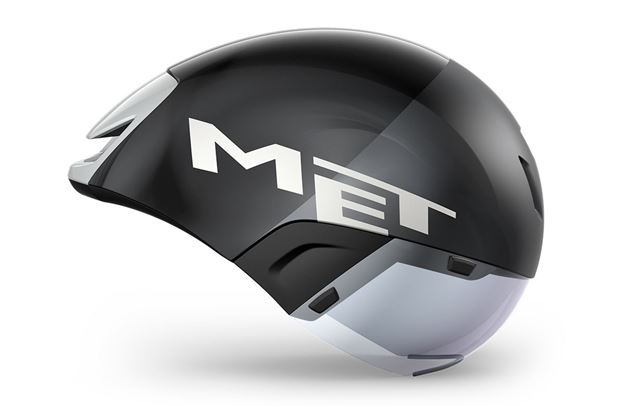 Picture of MET CODATRONCA ROAD HELMET BLACK SILVER | MATT GLOSSY